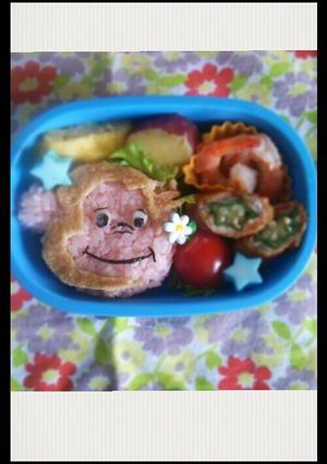 園児キャラ弁♡おさるのジョージ-レシピのメイン写真