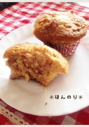 しっとり甘い☆キャラメルリンゴのマフィン-レシピのメイン写真