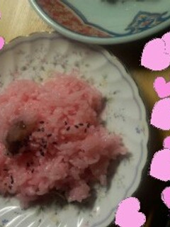 炊飯器で簡単お赤飯、甘納豆入り。-レシピのメイン写真