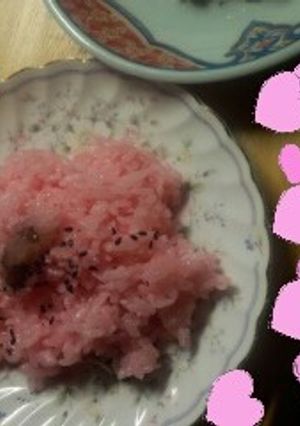 炊飯器で簡単お赤飯、甘納豆入り。-レシピのメイン写真