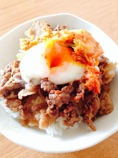 ランチに!簡単温玉牛丼☆-レシピのメイン写真