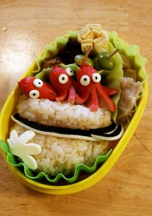 デコ弁　たこウィンナー♪-レシピのメイン写真