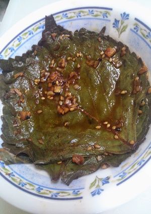 エゴマの醤油漬　깻잎장아찌-レシピのメイン写真