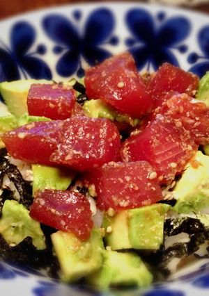 簡単♪まぐろアボカド丼-レシピのメイン写真