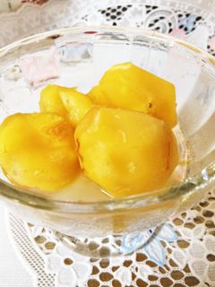 電子レンジで栗の甘露煮-レシピのメイン写真