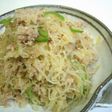 そうめんかぼちゃのエスニック風炒め
