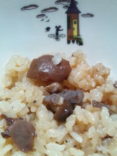 *簡単*きのこと梅の炊き込みご飯*-レシピのメイン写真