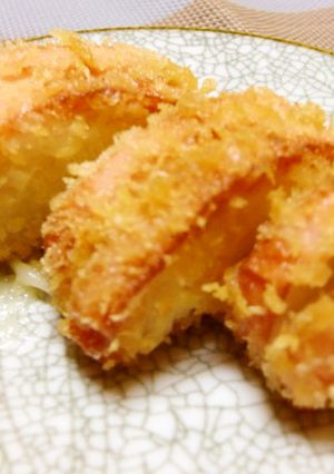 チーズ、山芋はさみ蒲鉾フライ-レシピのメイン写真