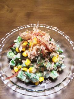 オクラ☆ツナマヨネーズ-レシピのメイン写真