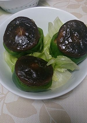 ちょっとかわったピーマンの肉詰め-レシピのメイン写真