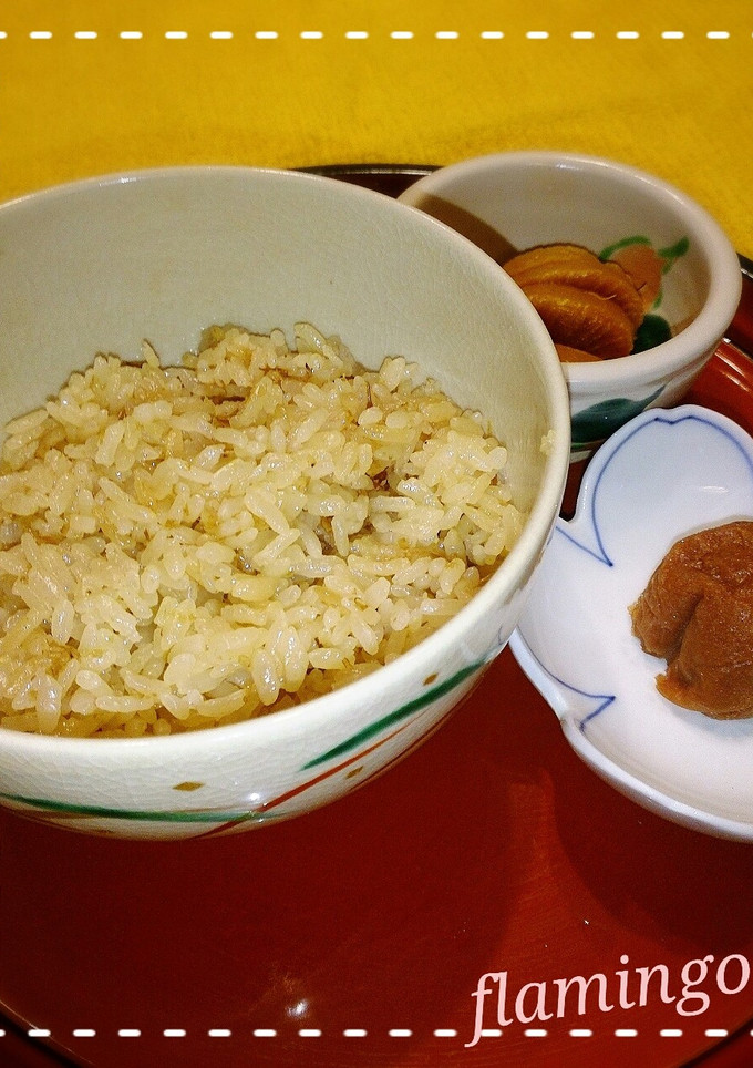 簡単な簡単な鰹節の炊き込みご飯-レシピのメイン写真