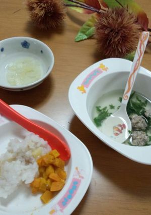 離乳食中期★サンマのつみれ汁（冷凍可）-レシピのメイン写真