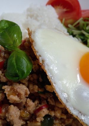 お手軽!辛すぎないガパオごはん☆-レシピのメイン写真