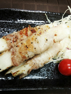 長いもの豚バラ粒マスタード巻き✡.*-レシピのメイン写真