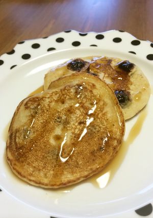 【朝食フェス】ブルーベリー・パンケーキ-レシピのメイン写真
