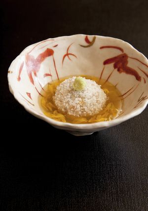 里芋まんじゅう 雲丹射込み 菊花あんかけ-レシピのメイン写真