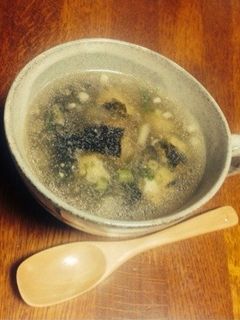 味覇で★ネギとミョウガの中華スープ-レシピのメイン写真