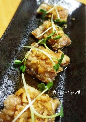 簡単本格中華☆サクサクさんまの焼き油淋鶏-レシピのメイン写真