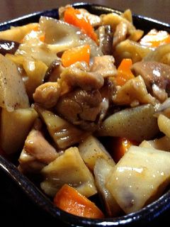 ☆簡単☆フライパンで蓮根、鶏肉の炒め煮-レシピのメイン写真