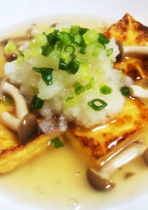 あっさりだしのおろし厚揚豆腐あんかけ♫-レシピのメイン写真