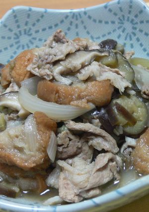 ナスと豚肉のお麩でウマつゆ煮-レシピのメイン写真