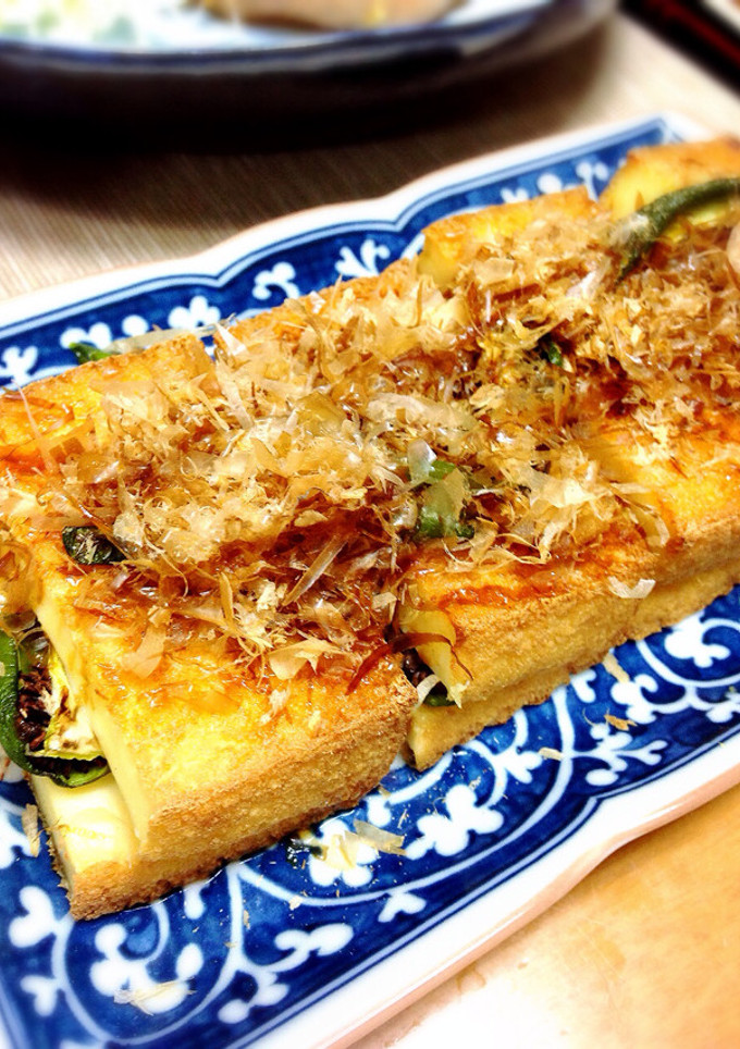 厚揚げ簡単はさみ焼き-レシピのメイン写真