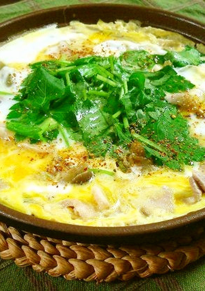 ナスと豚肉の卵とじ-レシピのメイン写真