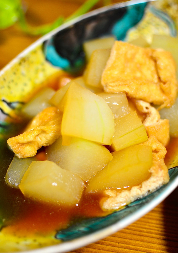 圧力鍋で１分！冬瓜と油揚げの優しい煮物-レシピのメイン写真