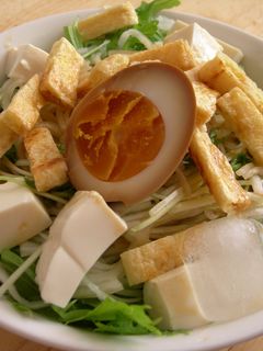 大根と水菜のサラダ冷やし中華-レシピのメイン写真