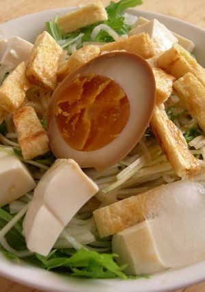 大根と水菜のサラダ冷やし中華-レシピのメイン写真