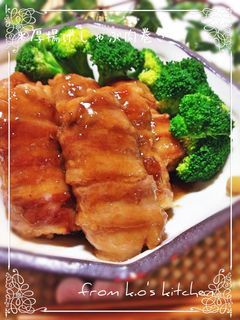 お弁当にも*簡単*厚揚げのしゃぶ肉巻き♪-レシピのメイン写真
