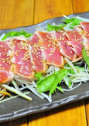 まぐろステーキ-レシピのメイン写真