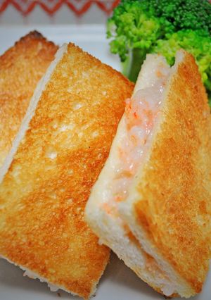 海老しんじょう挟み焼-レシピのメイン写真