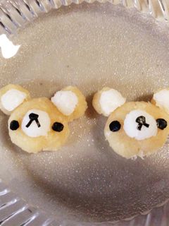 【簡単】大根おろし リラックマ(顔)-レシピのメイン写真