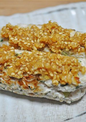 鶏味噌つくね焼き-レシピのメイン写真