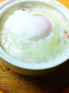 レンジで♬カリカリ梅のとろろ和風ドリア-レシピのメイン写真