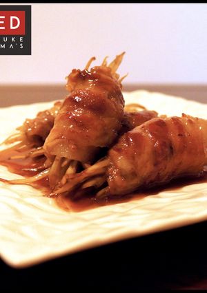簡単絶品！ごぼうの甘辛肉巻き-レシピのメイン写真