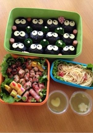 キャラ弁☆まっくろくろすけ-レシピのメイン写真