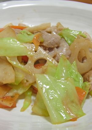 豚肉と野菜のオイスターソース炒め-レシピのメイン写真