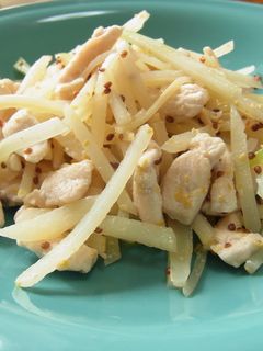 鶏肉とじゃがいもの粒マスタード炒め-レシピのメイン写真