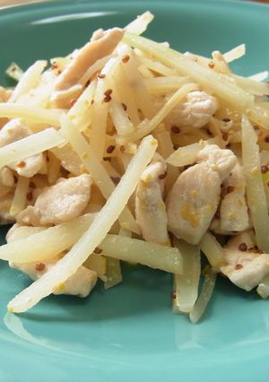 鶏肉とじゃがいもの粒マスタード炒め-レシピのメイン写真