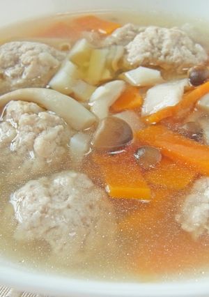 肉団子のおかずスープ-レシピのメイン写真