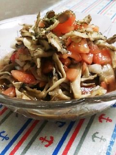 まいたけとトマトのマリネ-レシピのメイン写真