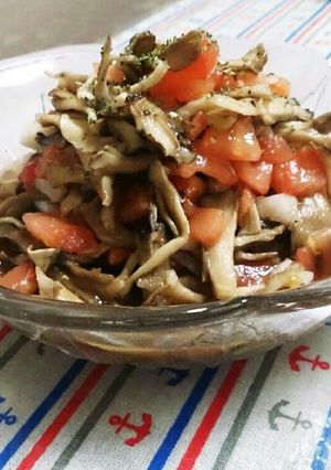 まいたけとトマトのマリネ-レシピのメイン写真