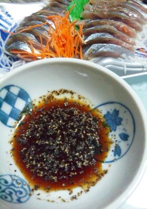 さんまのお刺身〜胡椒醤油で〜-レシピのメイン写真