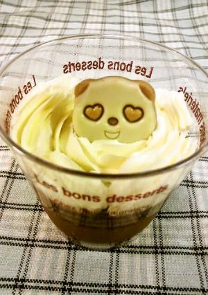 さくさくぱんだ 濃厚生チョコムース♡◡♡-レシピのメイン写真
