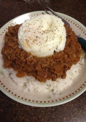 ミートソースのリメイク⁈ミートソース丼-レシピのメイン写真