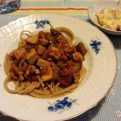 รูปของ ゴロゴロ豆腐スパゲッティー(º﹃º )