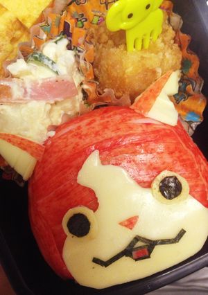 キャラ弁 妖怪ウォッチジバニャン弁当-レシピのメイン写真