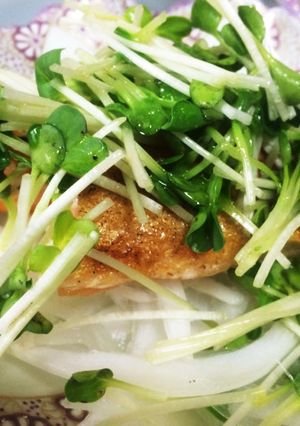 鮭の香味野菜、ごま油 ジュー！！-レシピのメイン写真